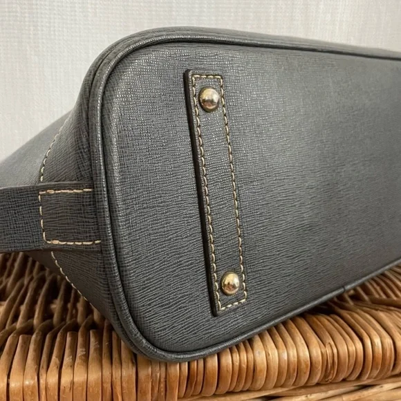 Dooney and Bourke Gray Saffiano Leather Zip Satchel.. NWOT.. never been used.. - Picture 7 of 8